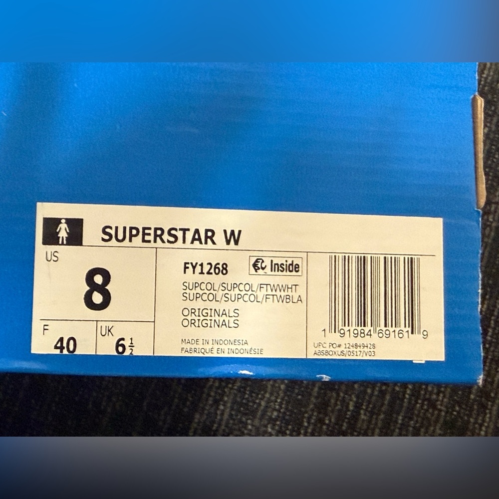 RARE Adidas Superstar W Tie-Dye Sneakers - Picture 8 of 9
